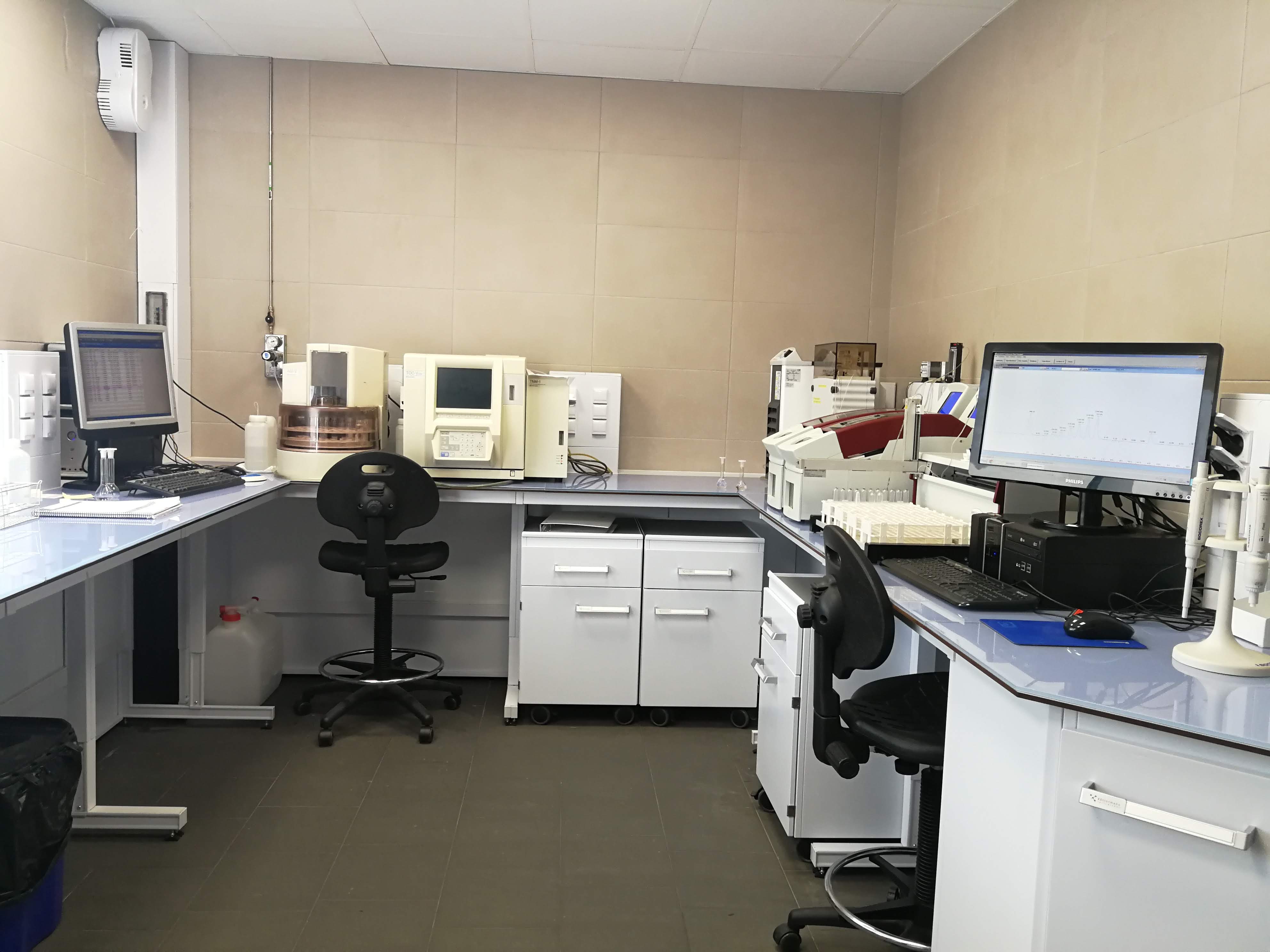 Laboratorio de espectometría