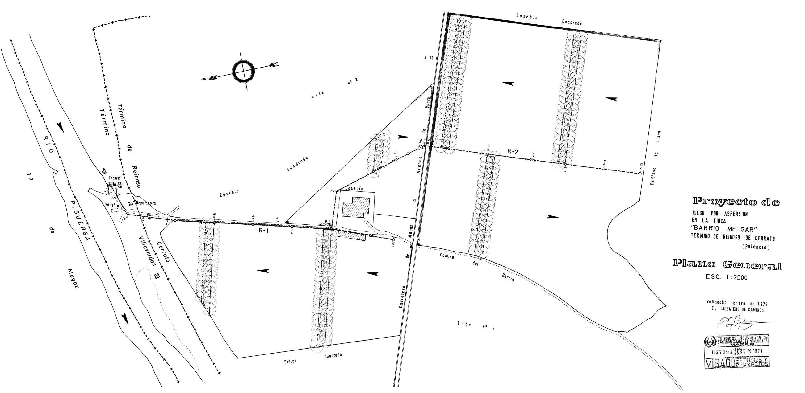 Plano general de Reinosa de Cerrato